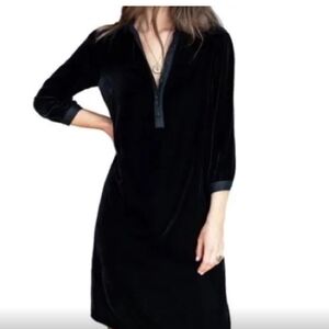 Emerson Fry Black Velvet Dress